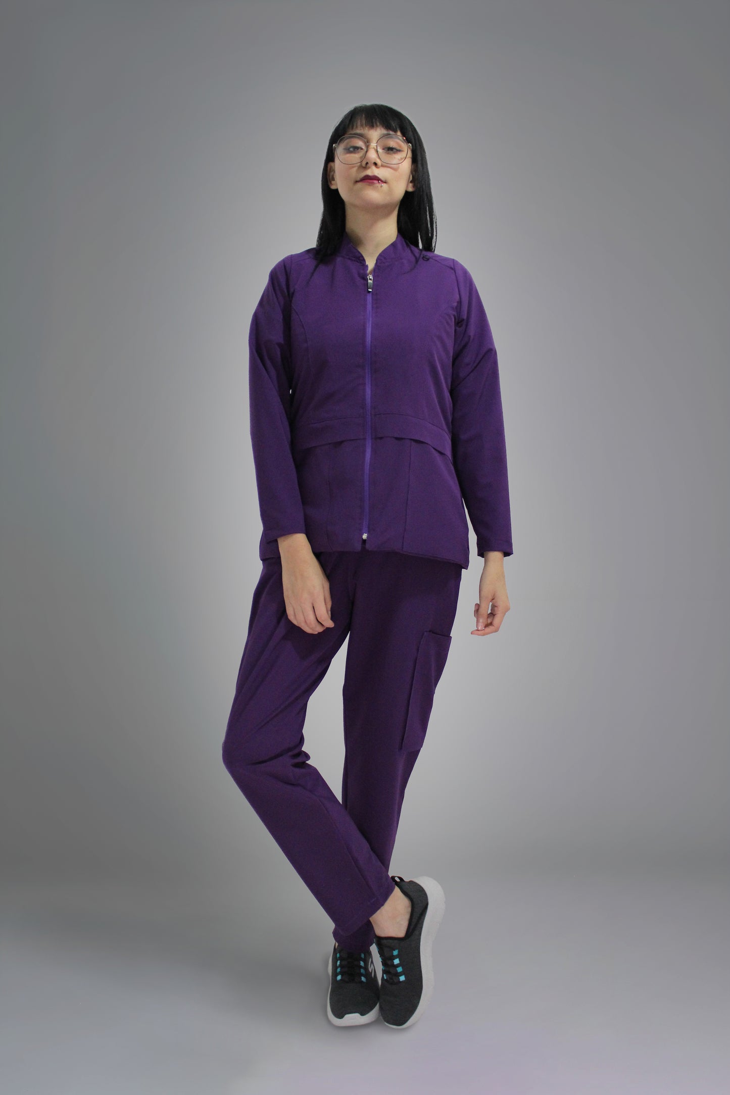 Conjunto 3 piezas Intensity Jacket Morado