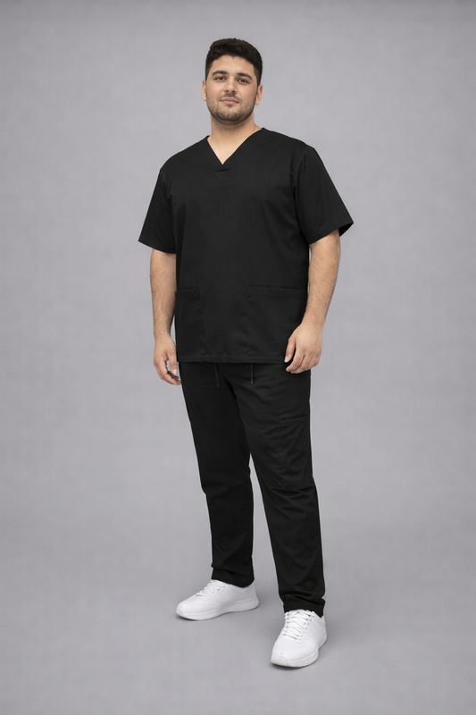 Uniforme Quirúrgico negro hombre