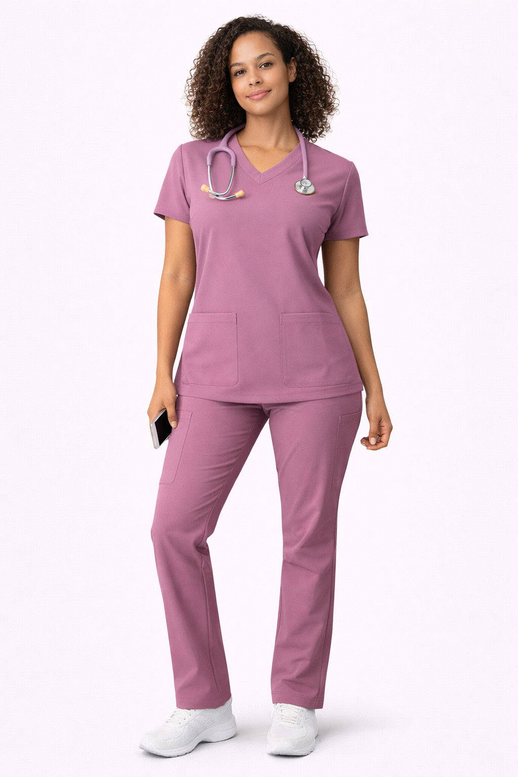 Uniforme Quírurgico Dama Rosa Malva