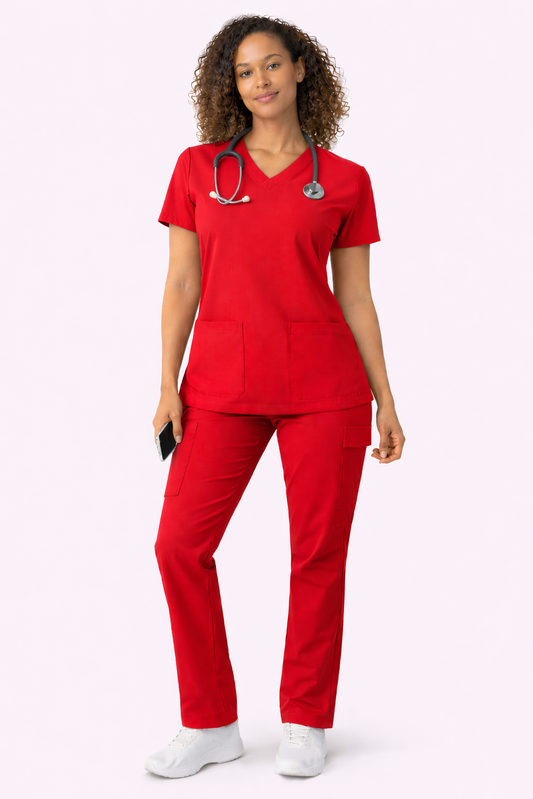Uniforme Quírurgico Dama Rojo