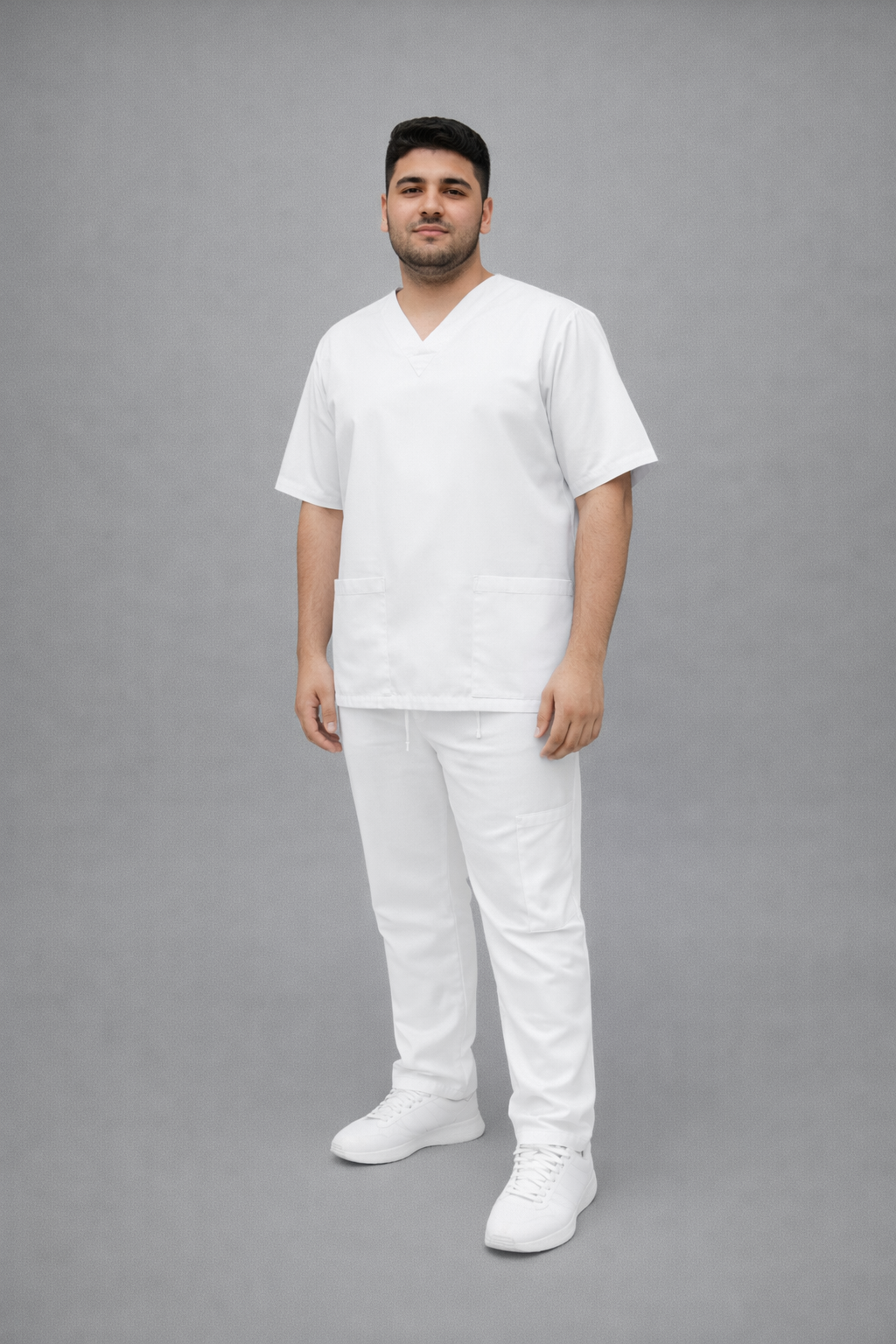 Uniforme Quirúrgico Blanco hombre