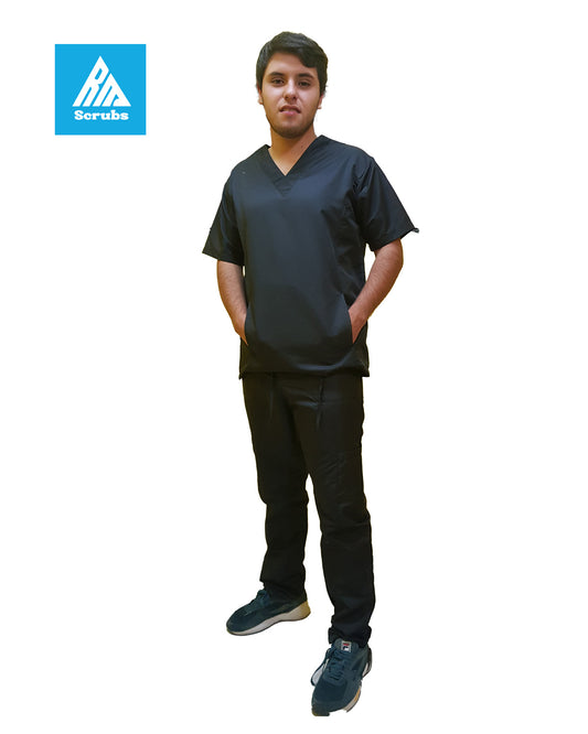 Uniforme Quirúrgico negro hombre